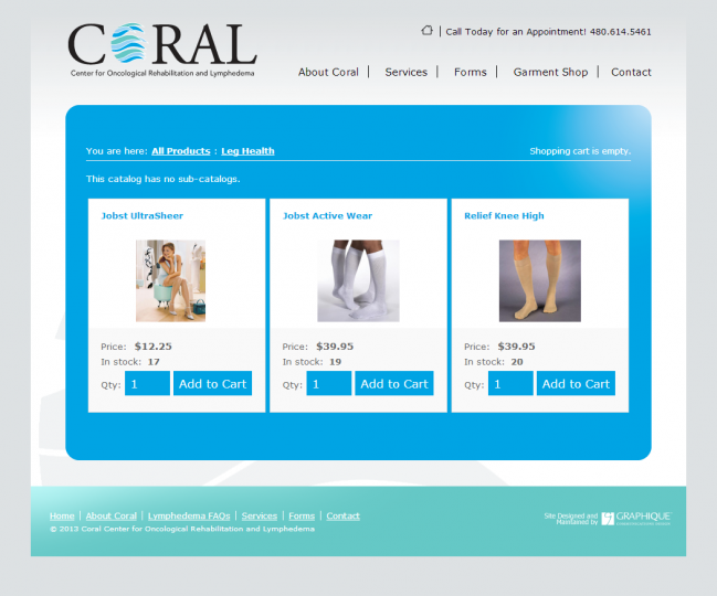 Coral - Photo of Product Sub-Catalog Page