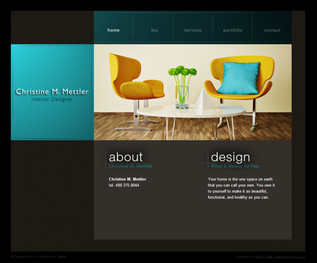 Christine M Mettler Interior Design - Photo of Home Page